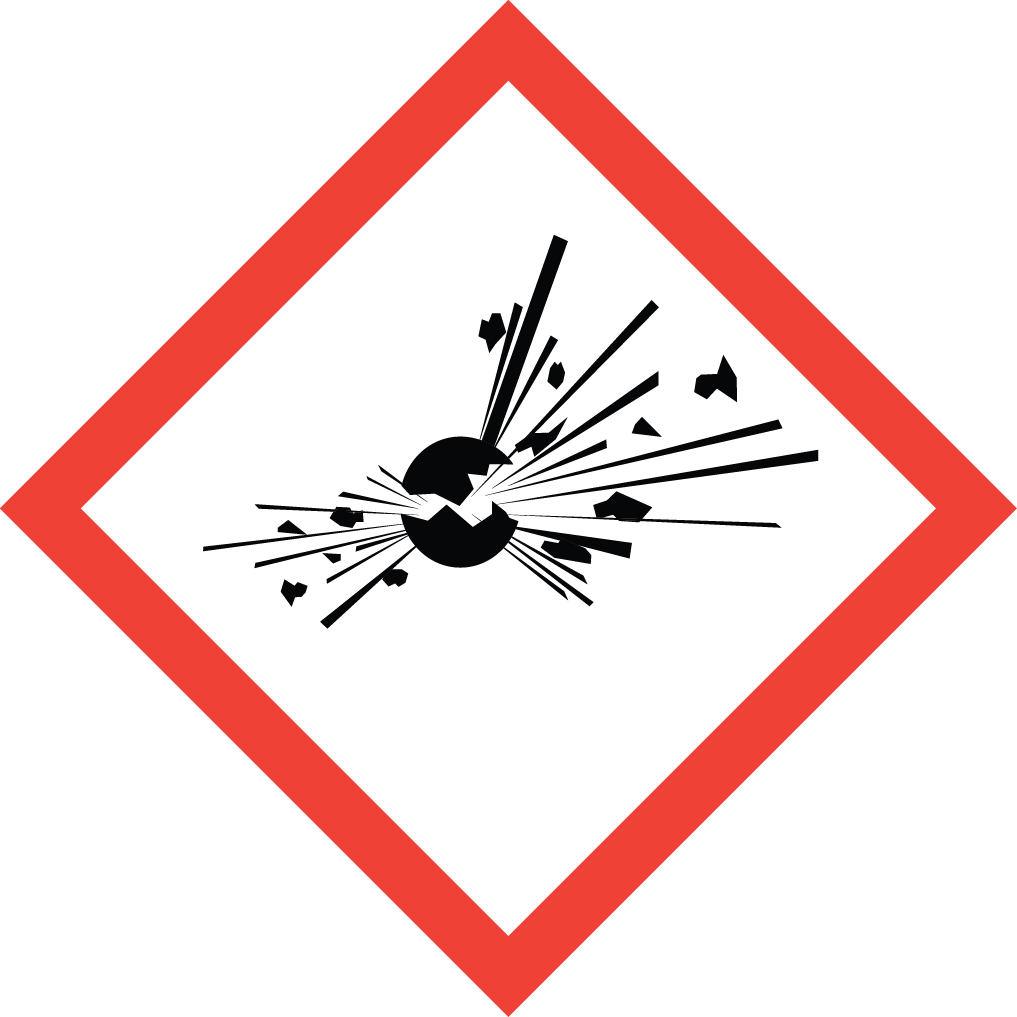 GHS01: Explosive pictogram