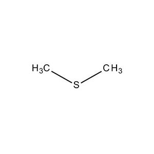 Molecular Structure of Dimethyl Sulfide