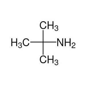 Molecular Structure of tert-Butylamine Molecular Structure of tert-Butylamine
