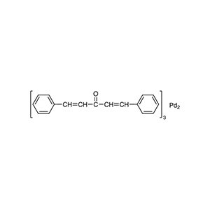Molecular Structure of Tris(dibenzylideneacetone)dipalladium(0) Molecular Structure of Tris(dibenzylideneacetone)dipalladium(0)