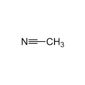Molecular Structure of Acetonitrile