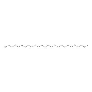 Molecular Structure of Octaethylene glycol monomethyl ether Molecular Structure of Octaethylene glycol monomethyl ether