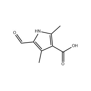 Molecular Structure of 5-Formyl-2,4-dimethyl-1H-pyrrole-3-carboxylic acid Molecular Structure of 5-Formyl-2,4-dimethyl-1H-pyrrole-3-carboxylic acid