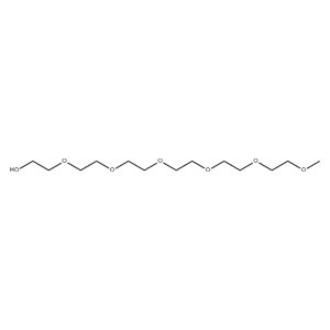 Molecular Structure of Hexaethylene glycol monomethyl ether Molecular Structure of Hexaethylene glycol monomethyl ether