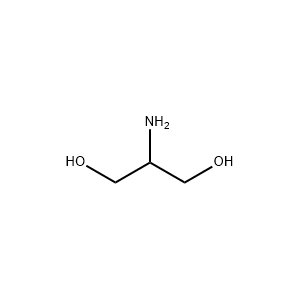Molecular Structure of 2-Amino-1,3-propanediol Molecular Structure of 2-Amino-1,3-propanediol CAS 534-03-2