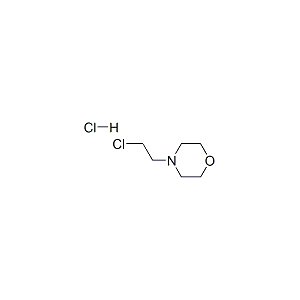 Molecular Structure of 4-(2-Chloroethyl)morpholine hydrochloride Molecular Structure of 4-(2-Chloroethyl)morpholine hydrochloride