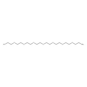 Molecular Structure of Amino-PEG8-alcohol Molecular Structure of Amino-PEG8-alcohol