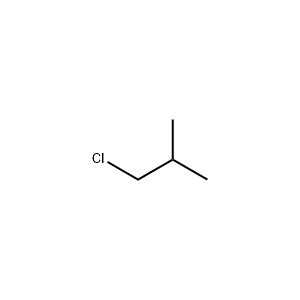 Molecular Structure of 1-Chloro-2-methylpropane Molecular Structure of 1-Chloro-2-methylpropane