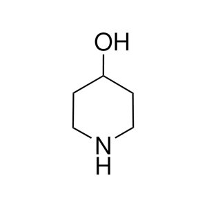 Molecular Structure of 4-Hydroxypiperidine Molecular Structure of 4-Hydroxypiperidine