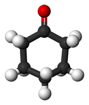 Cyclohexanone 3d molecule structure Cyclohexanone 3d molecule structure