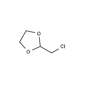 Molecular Structure of 2-Chloromethyl-1,3-dioxolane Molecular Structure of 2-Chloromethyl-1,3-dioxolane