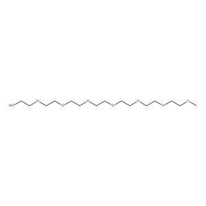 Molecular Structure of Heptaethylene glycol monomethyl ether Molecular Structure of Heptaethylene glycol monomethyl ether