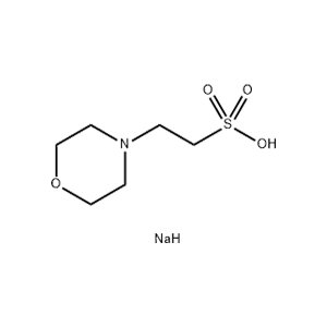 Molecular Structure of MES sodium salt Molecular Structure of MES sodium salt