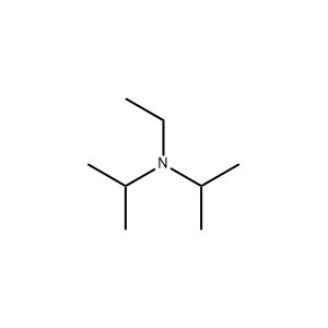 Molecular Structure of N,N-Diisopropylethylamine CAS 7087-68-5