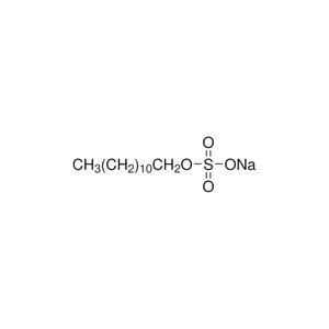 Molecular Structure of Sodium Lauryl Sulfate