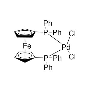 Molecular Structure of Pd(dppf)Cl₂