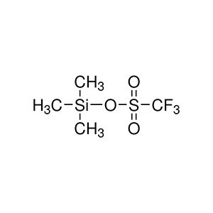 Molecular structure of Trimethylsilyl Triflate (TMSOTf)