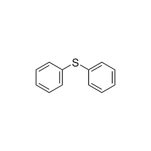 Molecular Structure of Diphenyl Sulfide