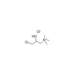 Molecular Structure of 3-Chloro-2-hydroxypropyltrimethyl ammonium chloride Molecular Structure of 3-Chloro-2-hydroxypropyltrimethyl ammonium chloride