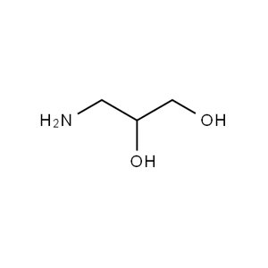Molecular Structure of 3-Amino-1,2-propanediol Molecular Structure of 3-Amino-1,2-propanediol CAS 616-30-8